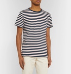 nonnative - Dweller Striped Cotton-Jersey T-Shirt - Navy