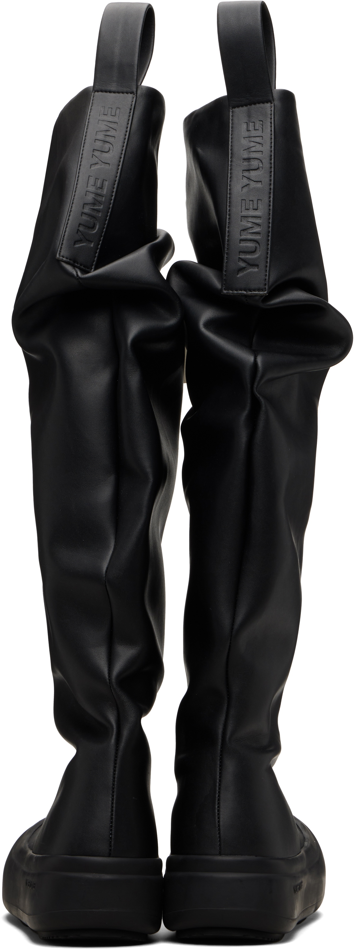 YUME YUME Black Fisherman Tall Boots