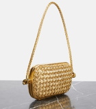 Bottega Veneta - Knot Mini metallic leather shoulder bag