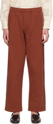Bode Brown Three-Pocket Sweatpants