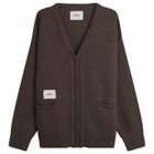 WTAPS Men's Palmer Zip Cardigan in Brown
