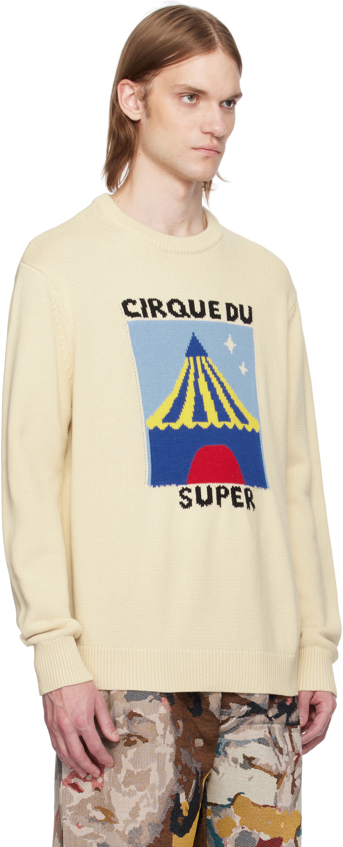 KidSuper Off-White Cirque du Soleil Edition 'Super' Tent Sweater