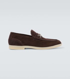 Gucci Horsebit suede loafers