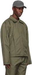 AFFXWRKS Green Pleat Jacket