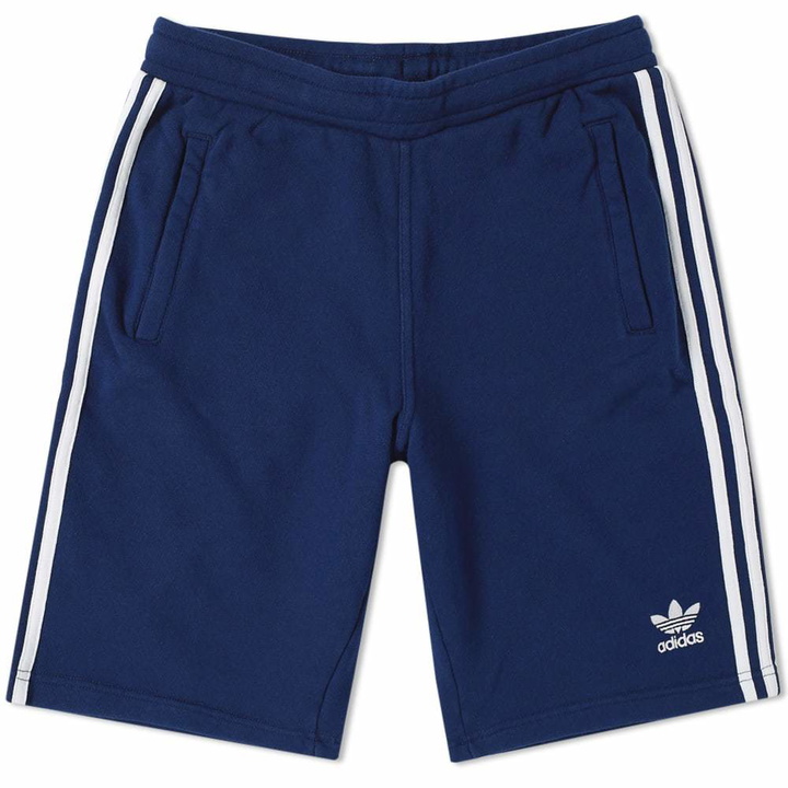 Photo: Adidas 3 Stripe Short Blue