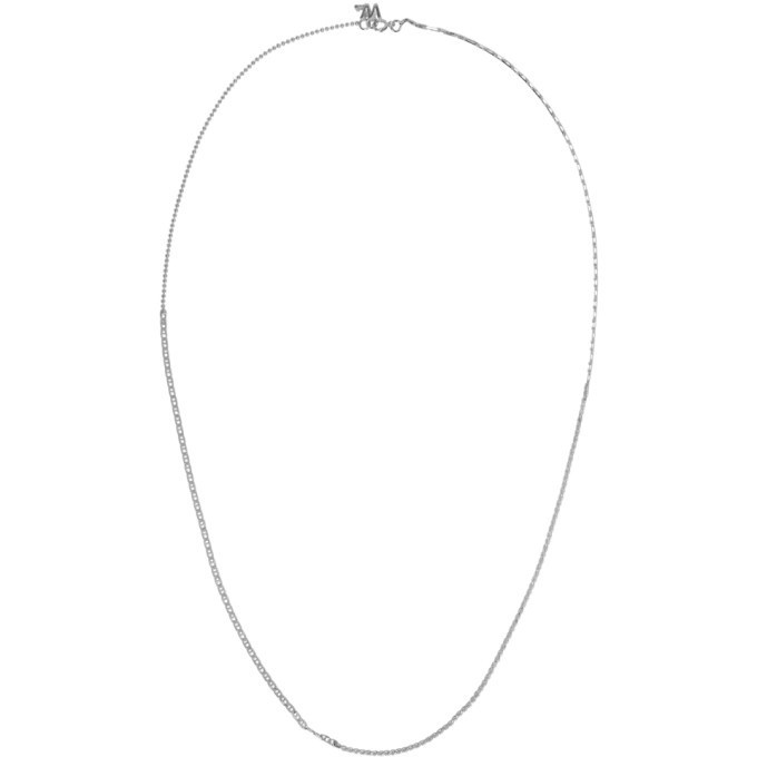 Photo: WWW.WILLSHOTT Silver 4-Link Split Chain Necklace