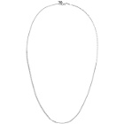 WWW.WILLSHOTT Silver 4-Link Split Chain Necklace