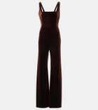 Galvan Vesper velvet jumpsuit