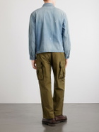 FULLCOUNT - Distressed Denim Zip-Up Jacket - Blue