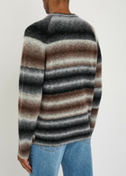 PS Paul Smith Striped Merino Wool-blend Jumper Black