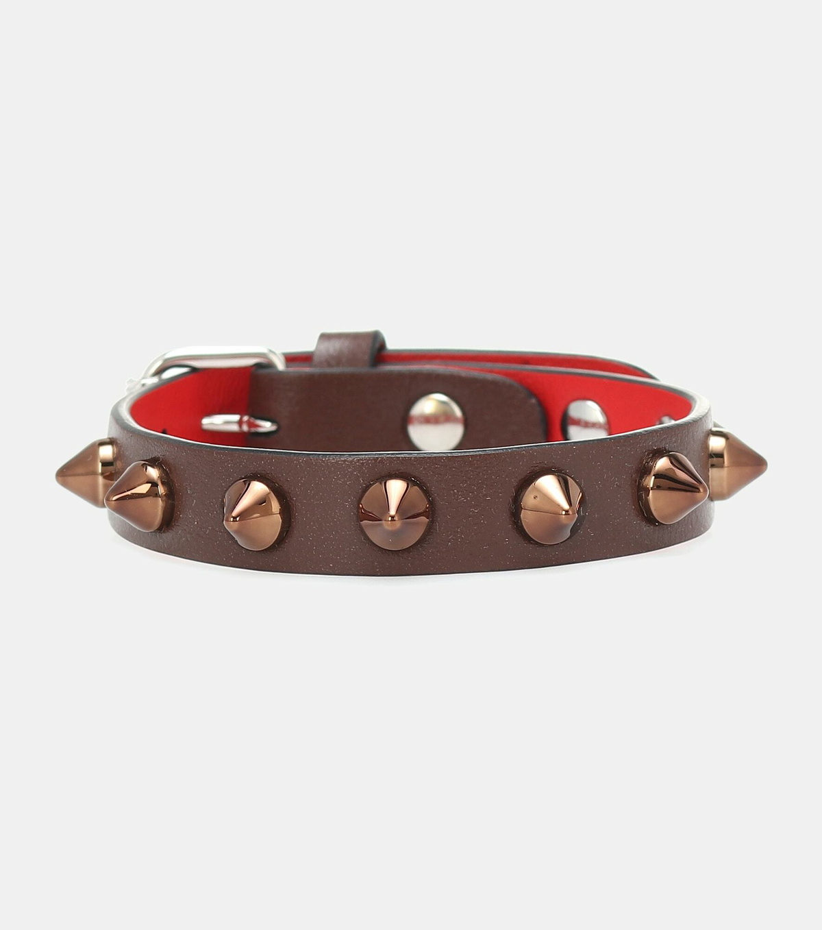 Christian Louboutin - Loubilink studded leather bracelet 