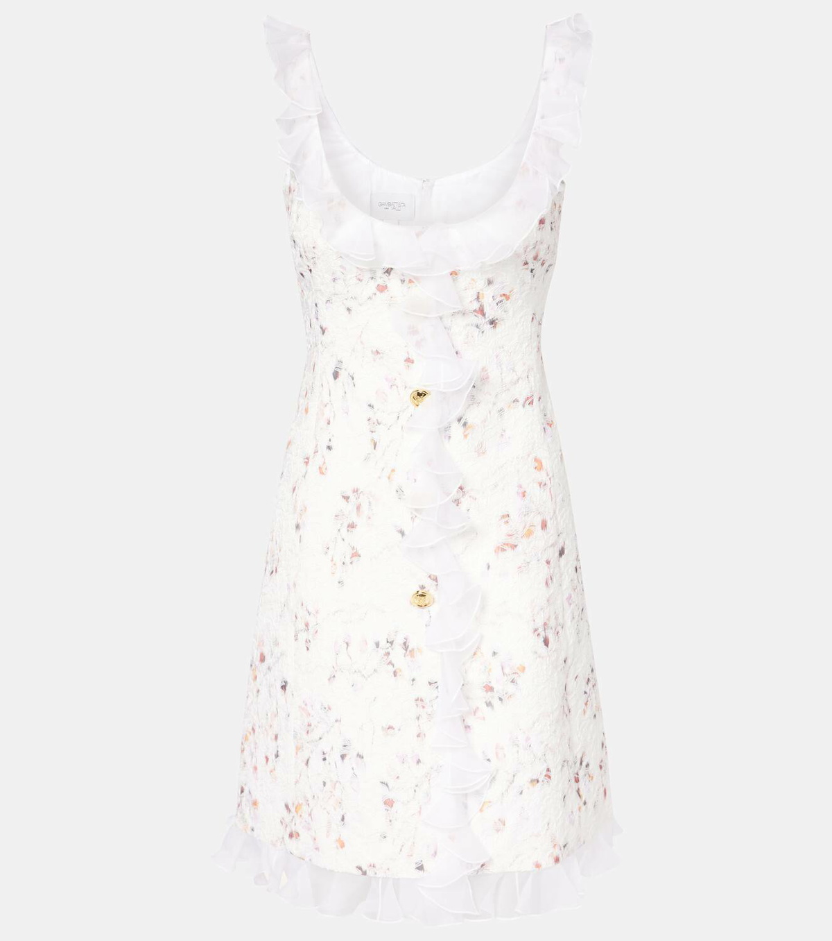 Giambattista Valli Ruffled jacquard minidress