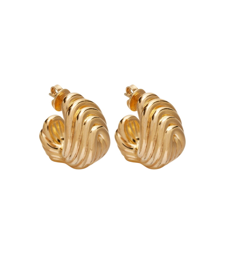 Photo: Bottega Veneta Gold-plated sterling silver earrings