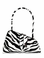 THE ATTICO - Sunrise Zebra Print Leather Shoulder Bag