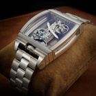 Thomas Earnshaw Wolver Bridge Transparent Dial Mens Watch ES-8299-11