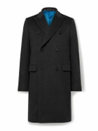 Paul Smith - Double-Breasted Wool and Cashmere-Blend Felt Overcoat - Gray