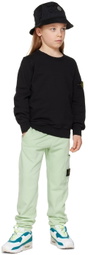 Stone Island Junior Kids Black Patch Sweatshirt
