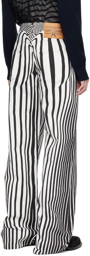 Jean Paul Gaultier Black & White 'The Body Morphing' Jeans