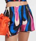 Pucci Marmo silk shorts