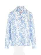 MC2 Saint Barth Woman Paisley Linen Classic Shirt Meredith