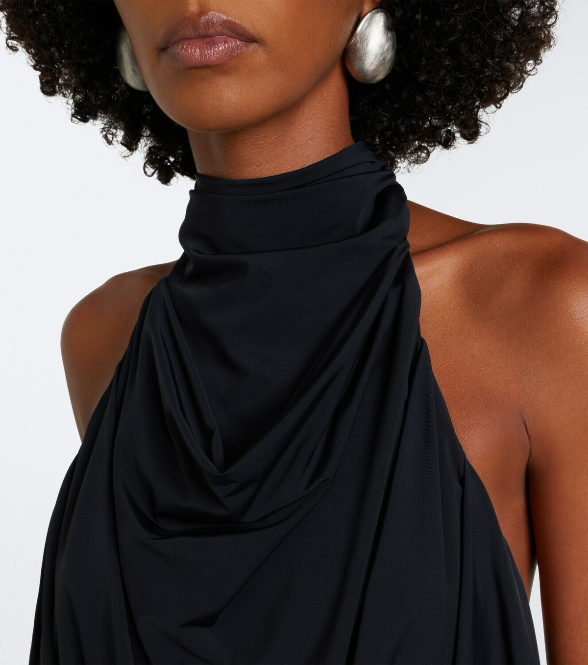 De La Vali Vida draped jersey minidress