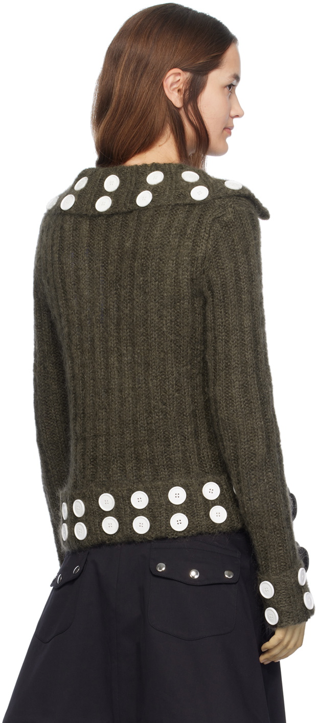 Chopova Lowena Gray Starboard Cardigan