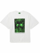 Small Talk - Printed Cotton-Jersey T-Shirt - White