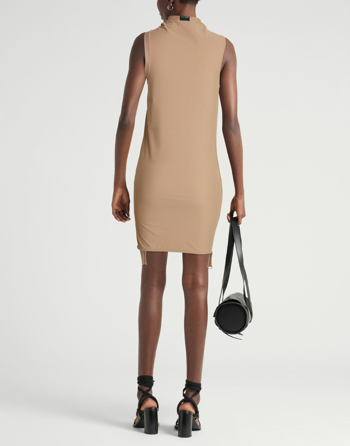 Courrèges Womens Mini dress Camel