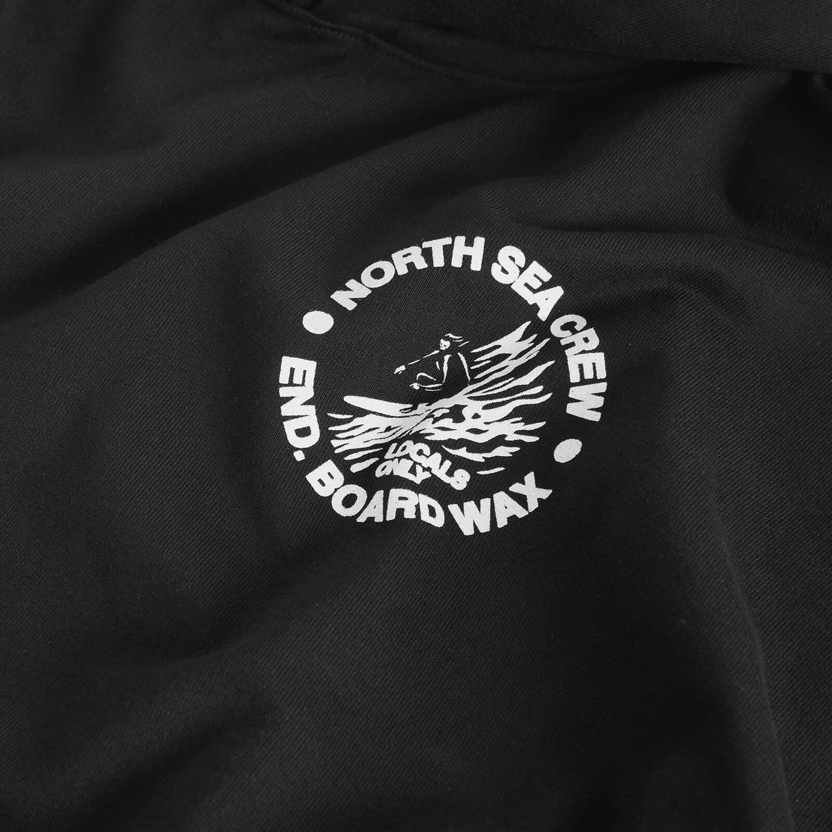 END. Coastal Board Wax Hoodie in Black