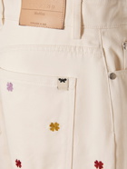 WEEKEND MAX MARA Oggeri Embroidered Denim Wide Jeans