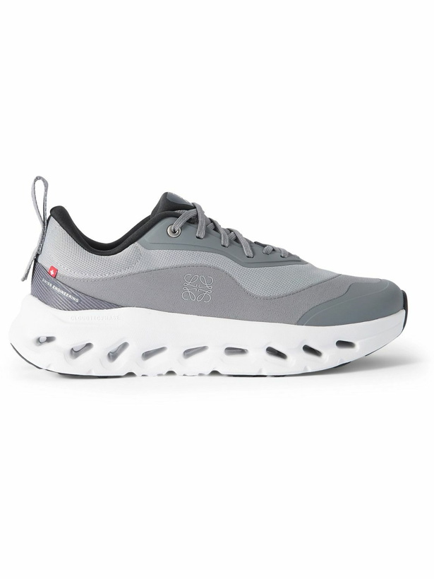 Photo: LOEWE - ON Cloudtilt 2.0 Stretch-Knit Sneakers - Gray