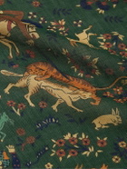 Drake's - Printed Wool and Silk-Blend Bandana