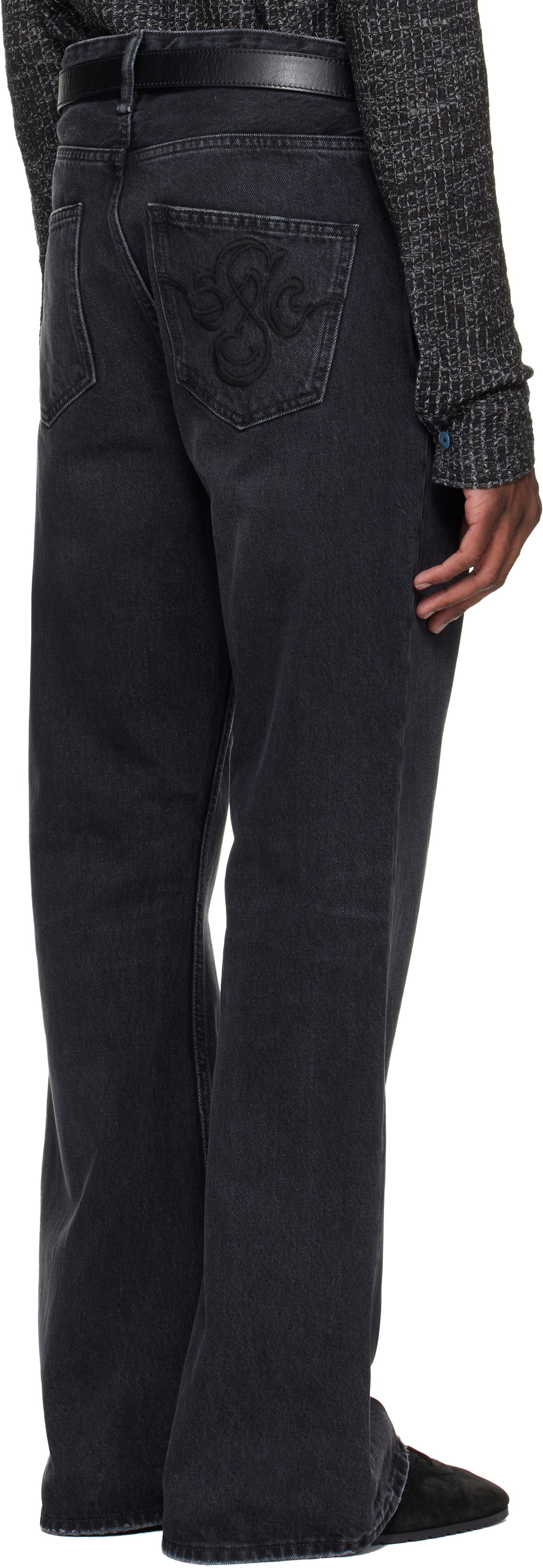 Stockholm (Surfboard) Club Black Bootcut Jeans