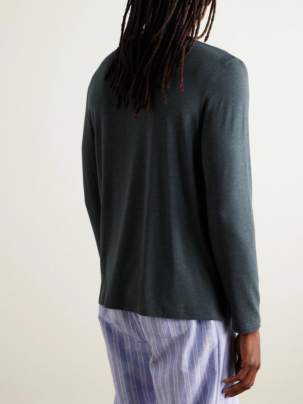 Derek Rose - Marlowe Stretch-Micro Modal Jersey T-Shirt - Gray