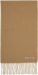 Acne Studios Tan Skinny Scarf