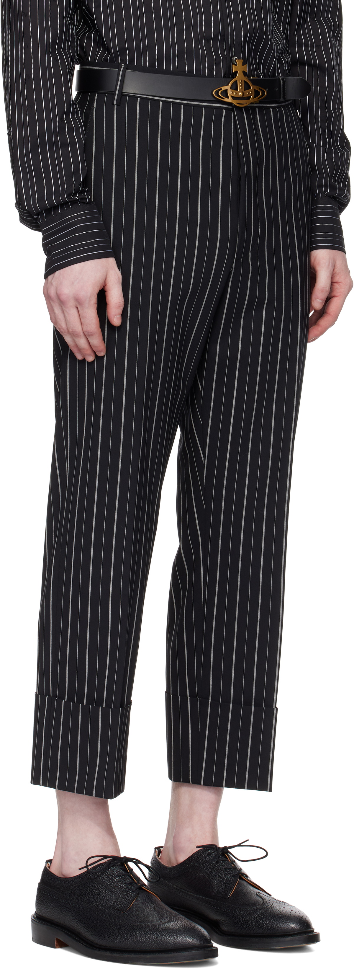 Vivienne Westwood Black Cropped George Trousers Vivienne Westwood