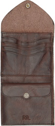 RRL Brown Leather Envelope Wallet