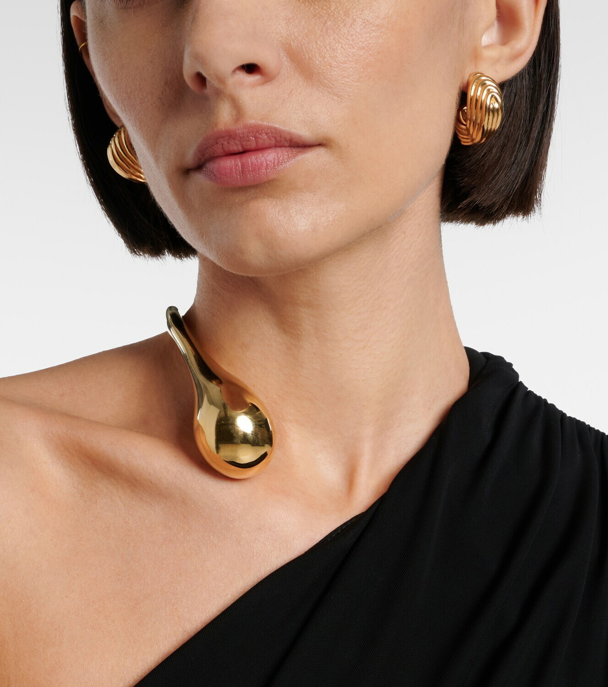 Bottega Veneta Gold-plated sterling silver earrings