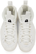 Comme des Garçons Homme Plus White Nike Edition Air Foamposite One Sneakers