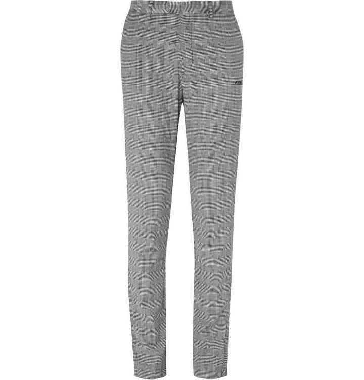Photo: Vetements - Checked Wrinkled Woven Trousers - Men - Gray