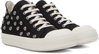 Rick Owens DRKSHDW Black Rivet Sneakers