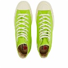 Comme des Garçons Play X Converse Chuck Taylor 70 Hi-Top Sneakers in Green
