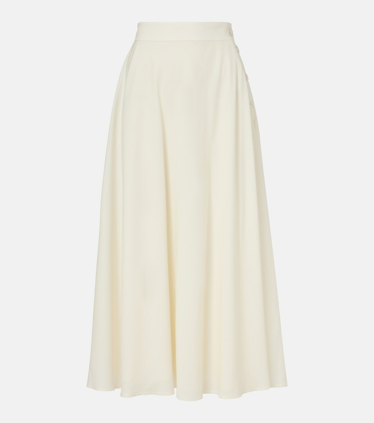 Ralph Lauren Collection Kenzie wool-blend midi skirt