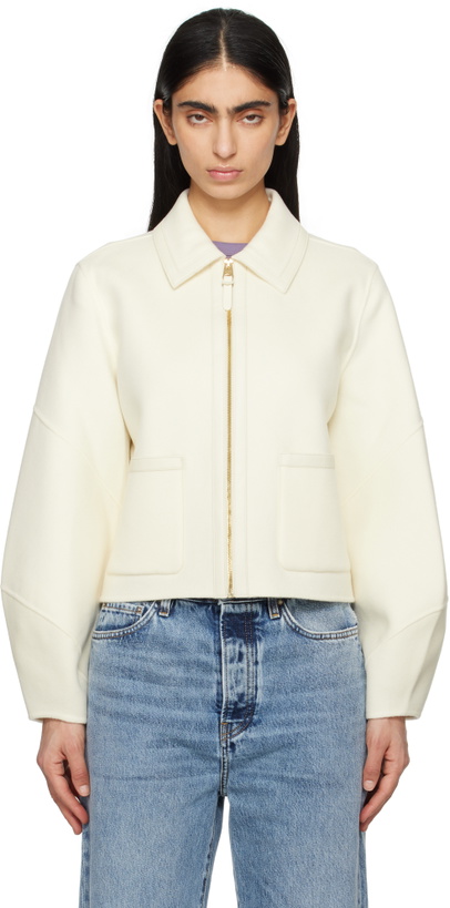 Photo: MACKAGE Off-White Solana Jacket