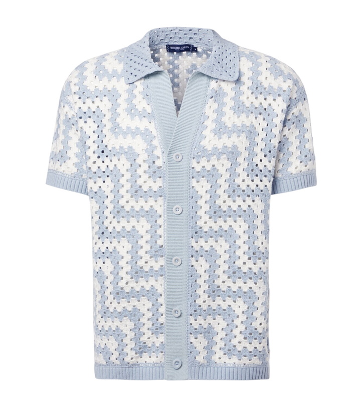 Photo: Frescobol Carioca Pinto crochet cotton cardigan