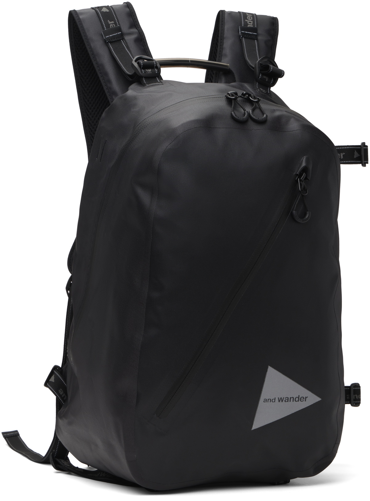 and wander Black Waterproof Daypack Backpack