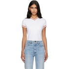 Versace White Jacquard Stretch Cotton-Jersey T-shirt