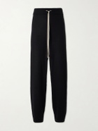 Rick Owens - Tapered Boiled-Cashmere Sweatpants - Black