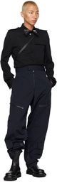 Bottega Veneta Navy Zip Cargo Pants