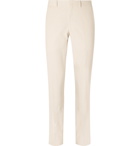 Brioni - Slim-Fit Cotton-Blend Corduroy Trousers - Neutrals